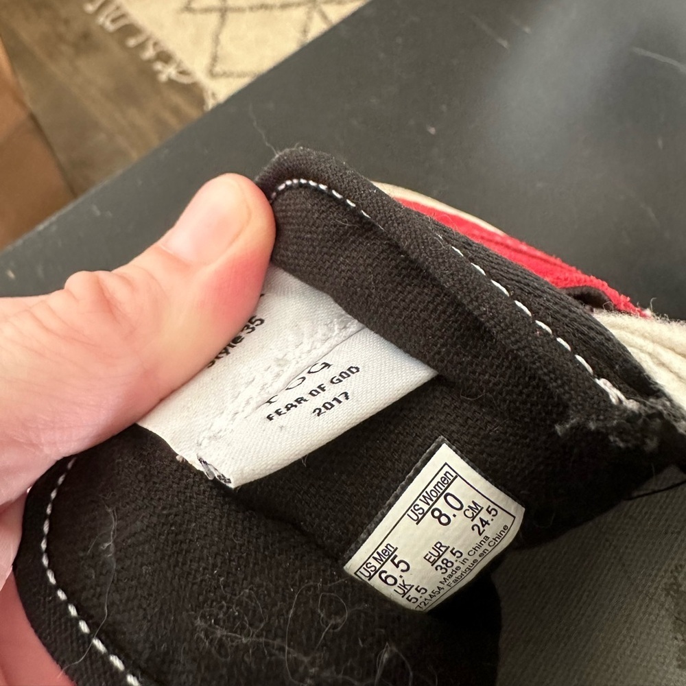 COPY - Fear of God FOG x Vans Mountain DX Men’s US 6.5 - Picture 4 of 8